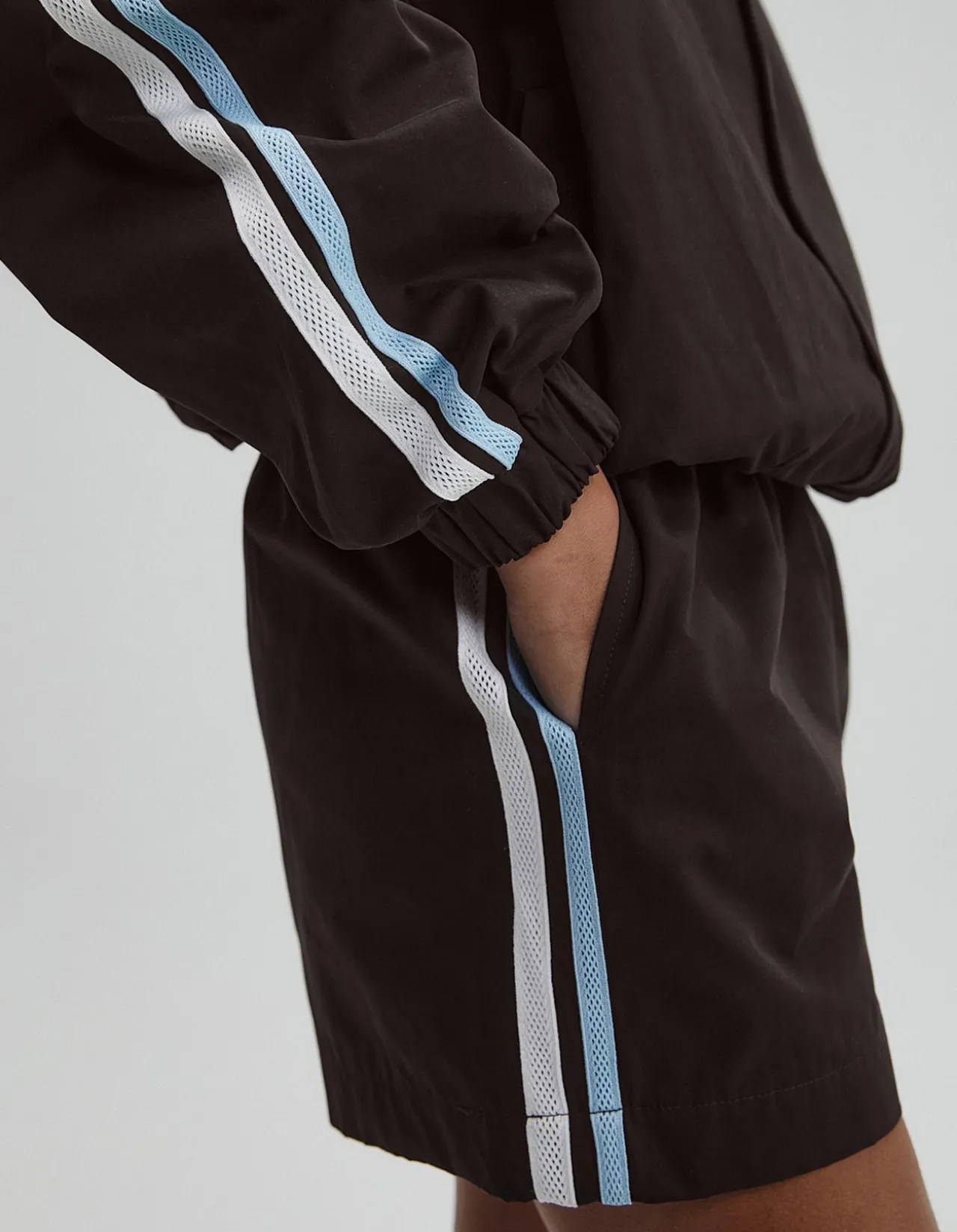 Woven Tape Detail Shorts