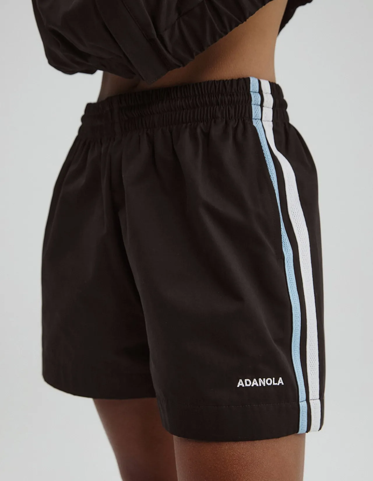 Woven Tape Detail Shorts
