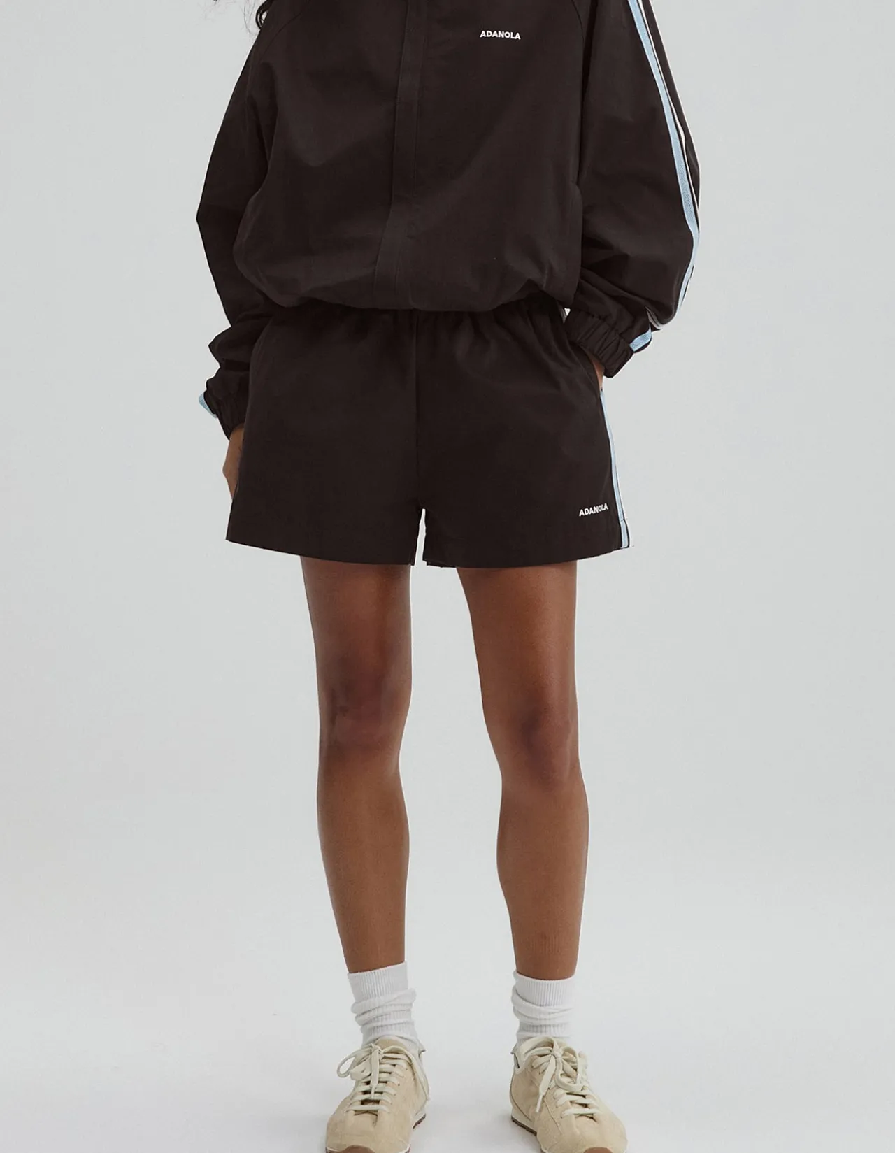 Woven Tape Detail Shorts