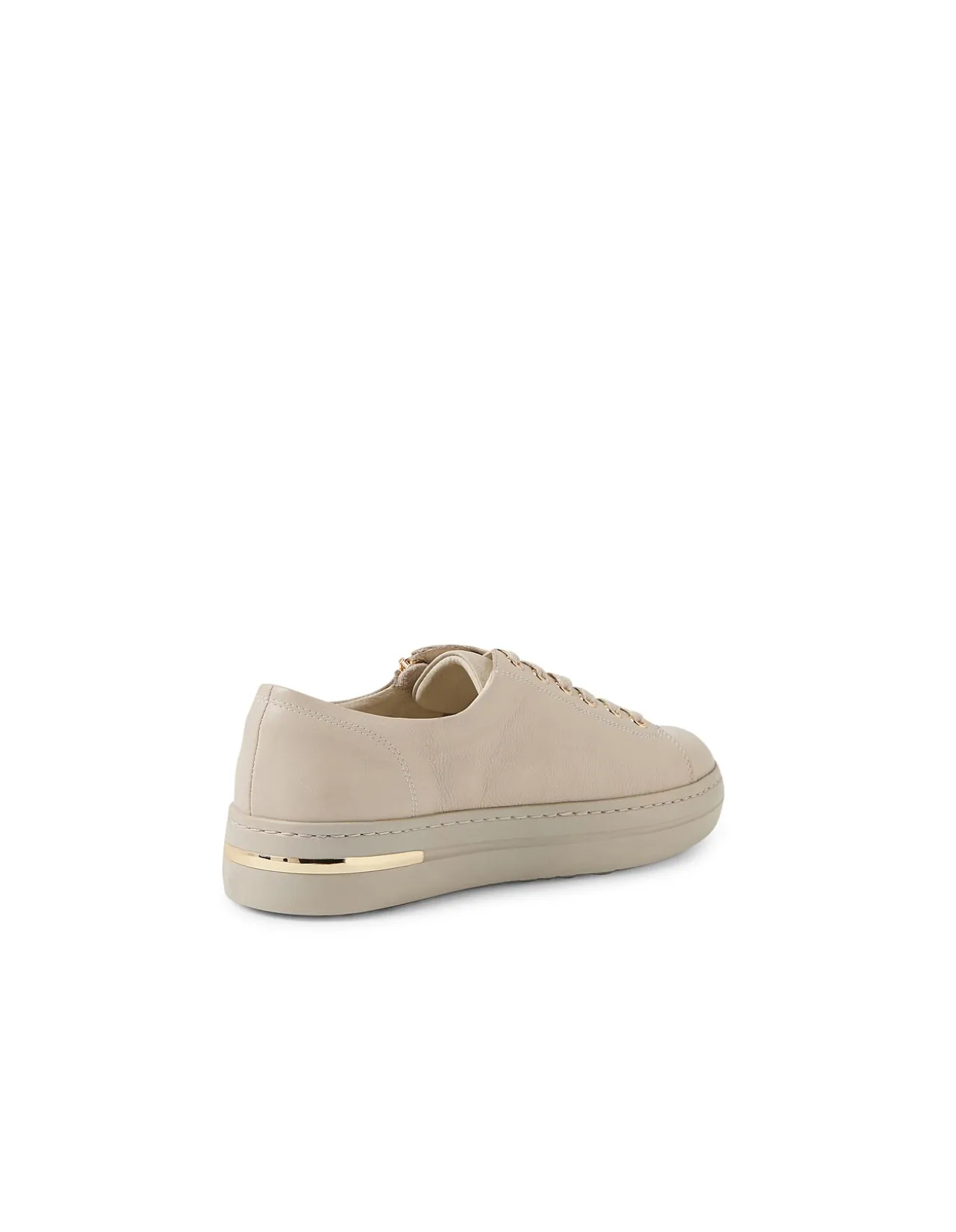 Wovi Zip Detail Leather Casual Sneakers