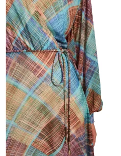 Wrap Front Georgette Dress