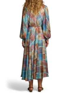 Wrap Front Georgette Dress