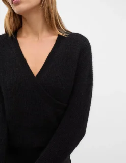WRAP FRONT KNIT