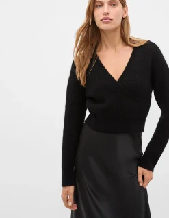 WRAP FRONT KNIT