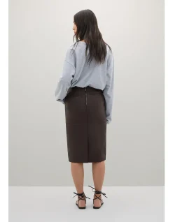 WRIGHT LEATHER SKIRT