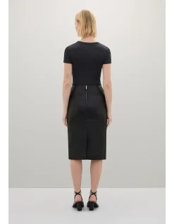 WRIGHT LEATHER SKIRT