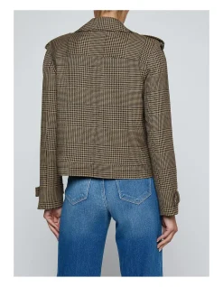 XOEY CROPPED TRENCH