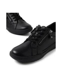 YANNAS SU BLACK BLACK SOLE LEATHER