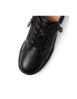 YANNAS SU BLACK BLACK SOLE LEATHER