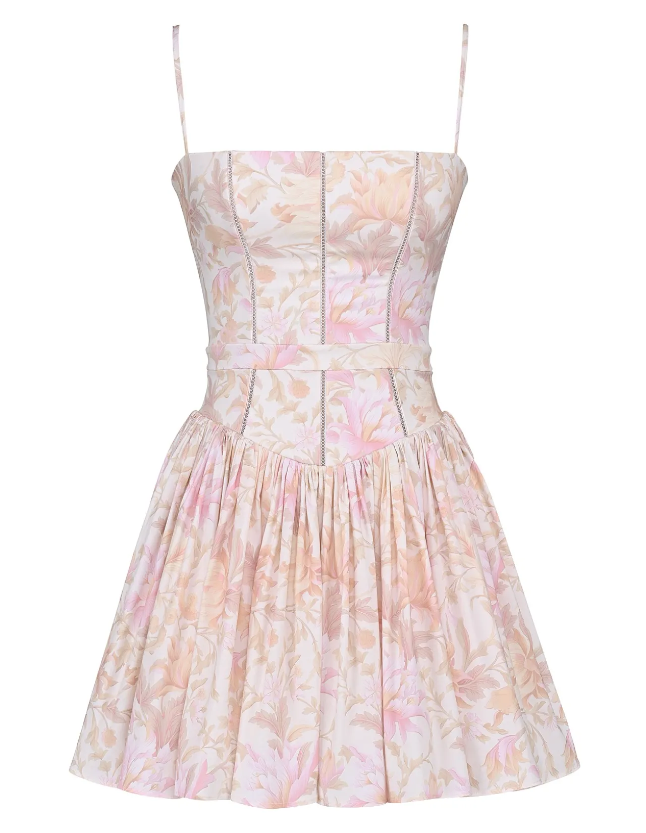YSABELLA STRETCH COTTON MINI SUNDRESS