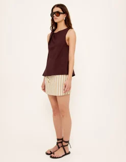 ZAHARA MID RISE SKIRT