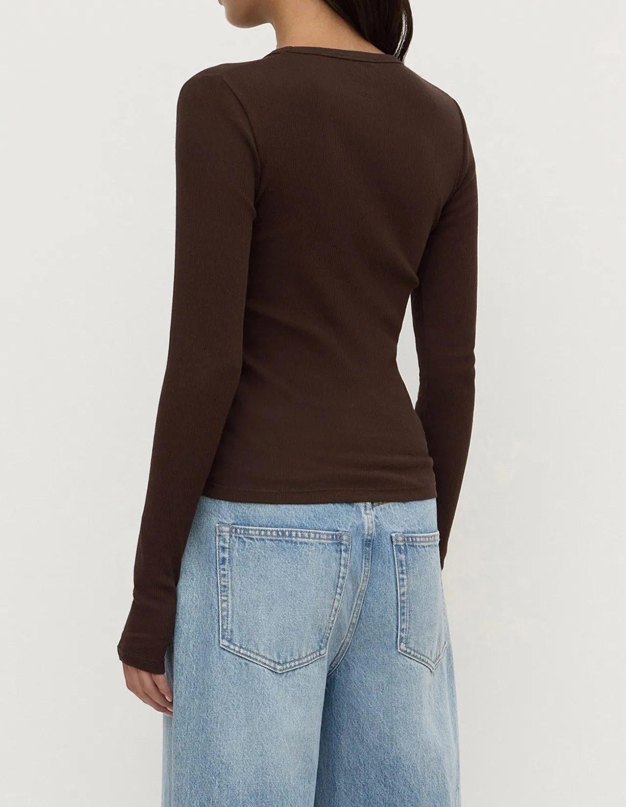 Zali Long Sleeve Tee Ganache