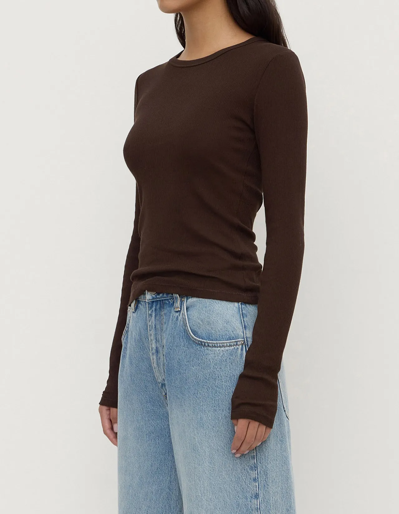 Zali Long Sleeve Tee Ganache