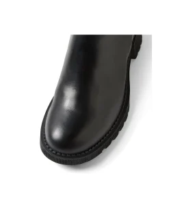 Zalon Buckle Detail Block Heel Boots