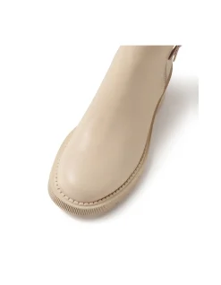 Zanto Block Heel Leather Ankle Boots