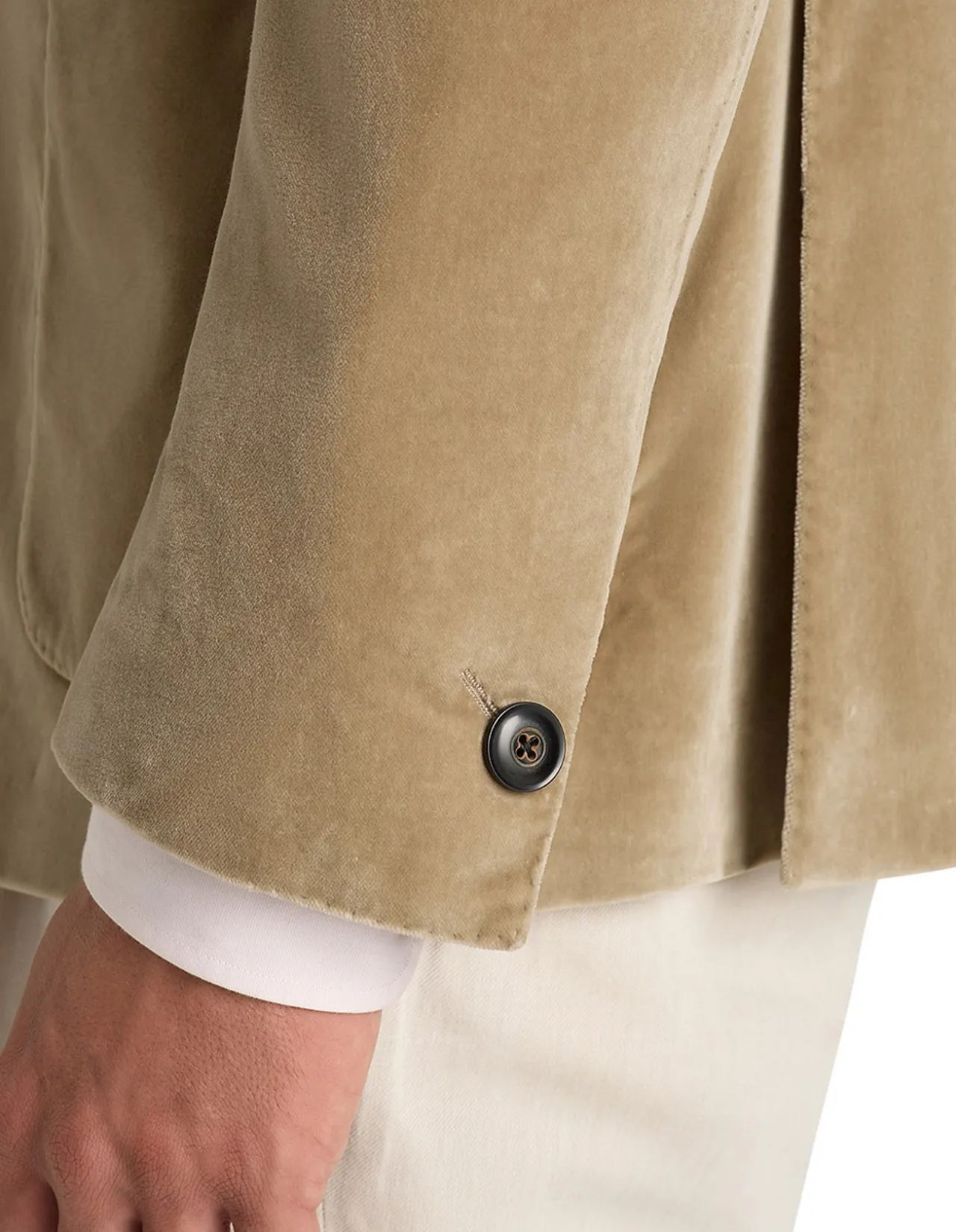 Ziggy Washed Velvet Jacket Eucalyptus Green