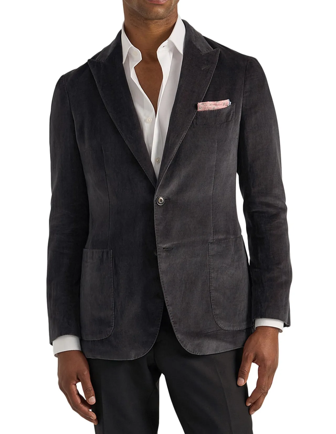 Ziggy Washed Velvet Jacket Eucalyptus Green