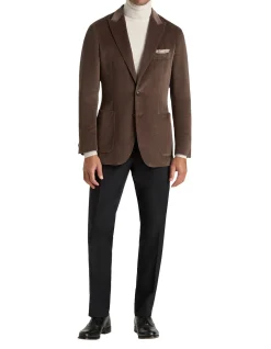 Ziggy Washed Velvet Jacket Eucalyptus Green