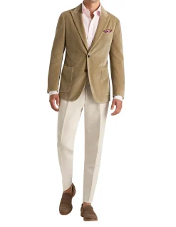 Ziggy Washed Velvet Jacket Eucalyptus Green