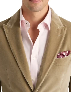 Ziggy Washed Velvet Jacket Eucalyptus Green