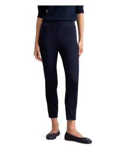 ZIP DETAIL 7/8TH PANT - NAVY
