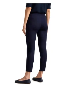 ZIP DETAIL 7/8TH PANT - NAVY