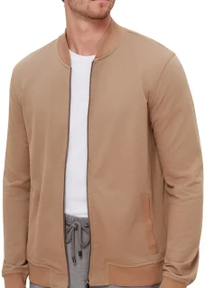 ZIP THRU BOMBER JACKET