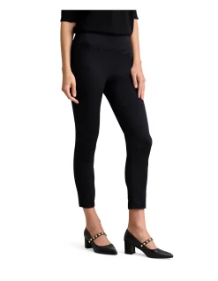 ZIP DETAIL 7/8TH PANT - JET BLACK